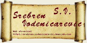 Srebren Vodeničarević vizit kartica